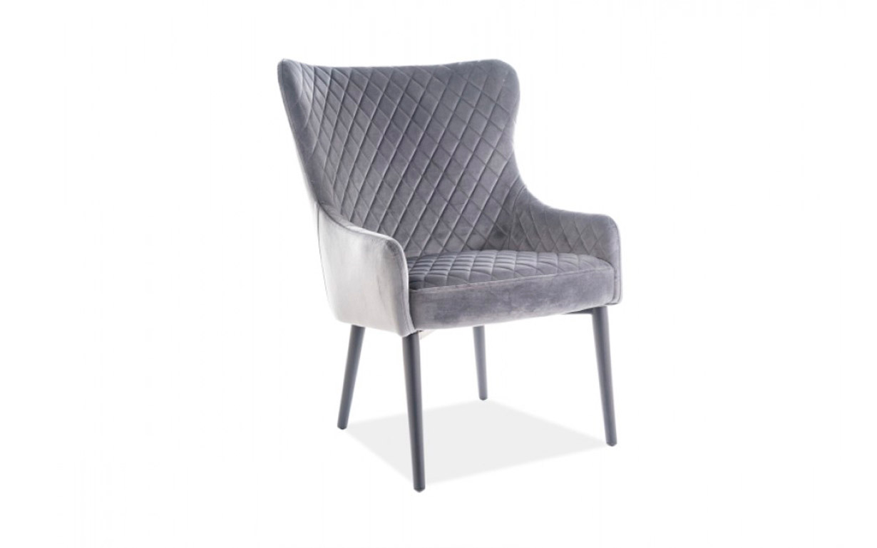 Стул Colin F Velvet grey - Фото