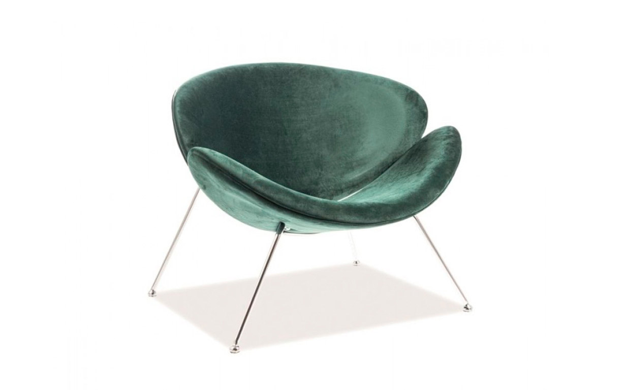 Крісло Major Velvet chrom green - Фото