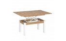 Стіл-трансформер B-Fly Glass Дуб крафт золотий/графіт скло - Фото_3
