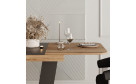 Стол-трансформер Vendi Дуб Эвок/ Графит серый - Фото_2