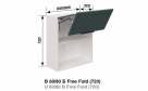 Кухонная секция Анна В 60 Б Free Fold LED - Фото
