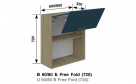 Кухонная секция Доминика В 60 Б Free Fold LED - Фото