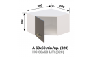 Кухонная секция Лиона А 60*60 - Фото