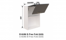 Кухонная секция Лиона В 60 Б (h-920) Free Fold - Фото