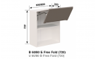 Кухонная секция Зарина В 80 Б Free Fold - Фото