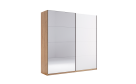 Шафа-купе Асті (глянець білий/дзеркало) - Фото