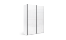 Шафа-купе Міла 1,5х2,1 м (Двері Глянець Білий) - Фото