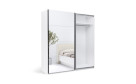 Шкаф-купе Мила 2,0х2,1 м (Двери Глянцевые Белые/Зеркало) - Фото_2