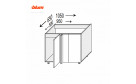 Кухонная секция Мэри нижняя УголН 90° 1050х650/820 1дв Pro Blum - Фото