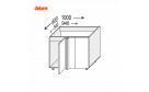Кухонная секция Мэри нижняя УголН 90° 1000х600/820 1дв Pro Blum - Фото