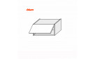 Кухонная секция Мэри верхняя 80В/450 1дв Aventos Pro Blum - Фото
