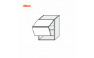 Кухонная секция Мэри верхняя 80В/720 2дв Aventos Pro Blum - Фото