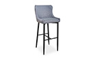 Стілець барний Colin B H-1 grey/black - Фото