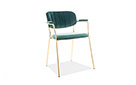 Стул Carlo 2 Velvet dark green - Фото