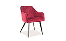 Стул Elina Velvet bordo - Фото