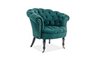 Кресло Philips Velvet dark green - Фото