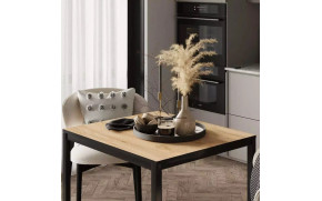 Стіл Brevity Loft Mini Дуб крафт золотий/Чорні ноги - Фото_4