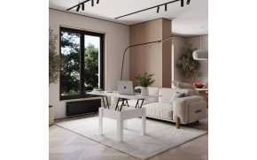 Стіл-трансформер Comfo Білий діамант - Фото_4