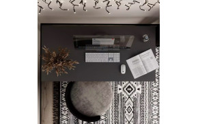 Стіл Brevity Loft Standart Графіт сірий/Чорні ноги - Фото_2