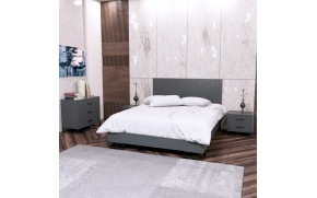 Ліжко Ascet Графіт сірий 120*200 - Фото_3