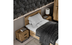 Кровать Ascet Дуб Эвок 140*200 - Фото_3