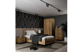 Кровать Ascet Дуб Эвок 140*200 - Фото_3