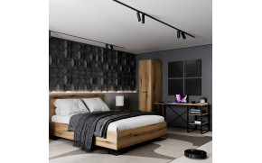 Кровать Ascet Дуб Эвок 160*200 - Фото_5