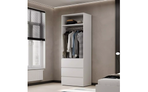 Шкаф распашной №2 Light Белый бриллиант - Фото_2