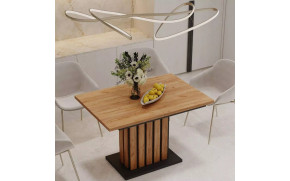 Стол-трансформер Oxford Дуб крафт золотой/Графит серый - Фото_8