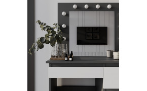 Стіл туалетний Beauty Графіт/Білий діамант - Фото_3