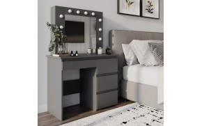  Стіл туалетний Beauty Графіт сірий - Фото_3