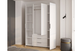 Шафа Версаль 4Д 3Ш Білий - Фото_2