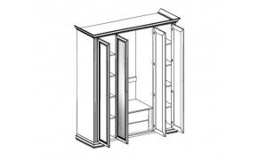 Шкаф Вайт 4D(2S) - Фото_2