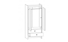 Шкаф Коен SZF2D2S - Фото_2