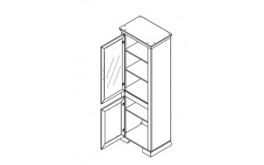 Вітрина Марсель REG1D1W - Фото_2
