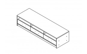 Тумба ТВ Непо RTV3S Дуб сонома/Дуб сонома - Фото_2