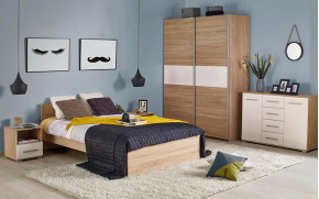 Шкаф-купе Lima S-1 белый/дуб сонома - Фото_2