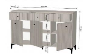 Комод-2 Ясна 3дв.3шух. - Фото_2