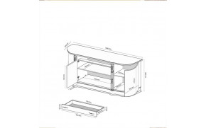 Комод Чікаго 4 дв. - Фото_3