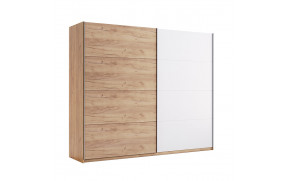 Шкаф-купе Асти (дуб крафт/глянец белый)