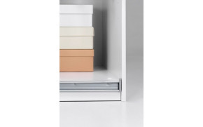 Шафа-купе Міла 1,5х2,1 м (Двері Глянець Білий) - Фото_6