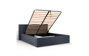 Мягкая кровать 1,6 Дуо Подъемная с каркасом - Фото_6