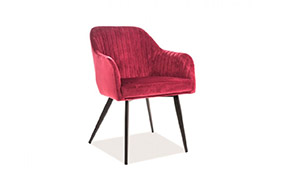 Стул Elina Velvet bordo - Фото