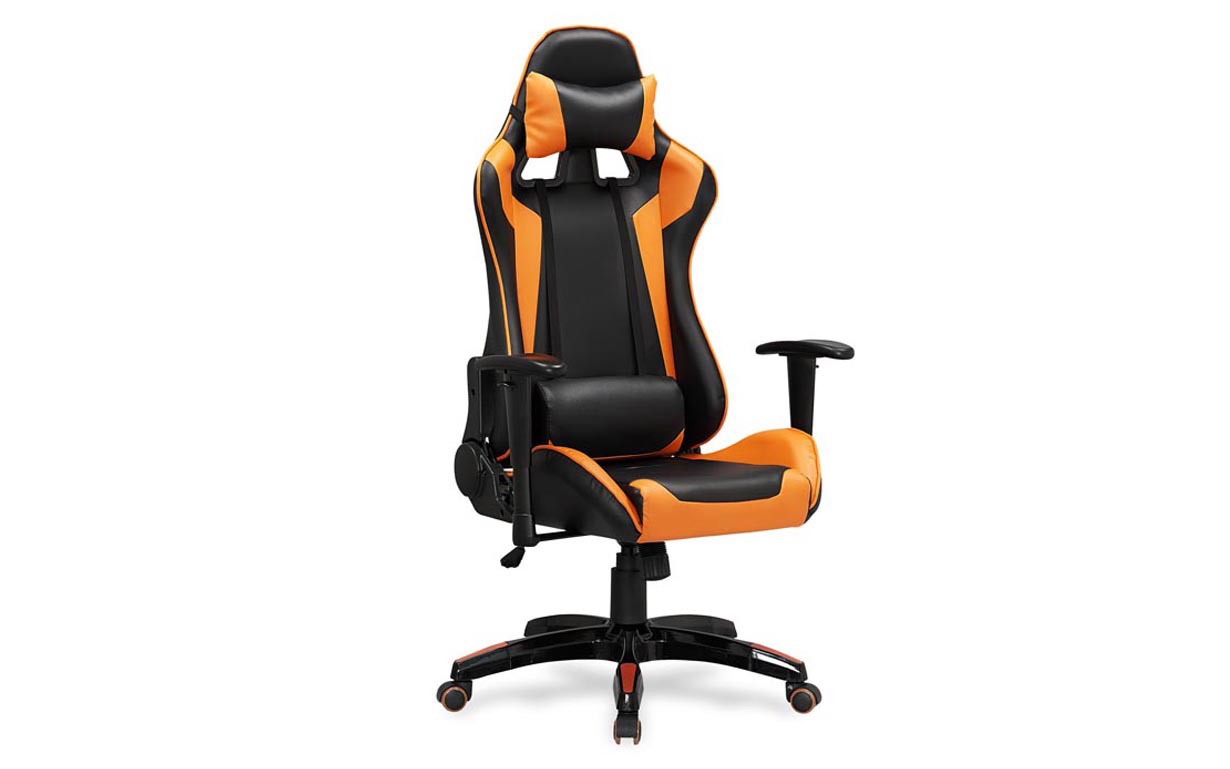 Крісло комп'ютерне Defender black/orange - Фото